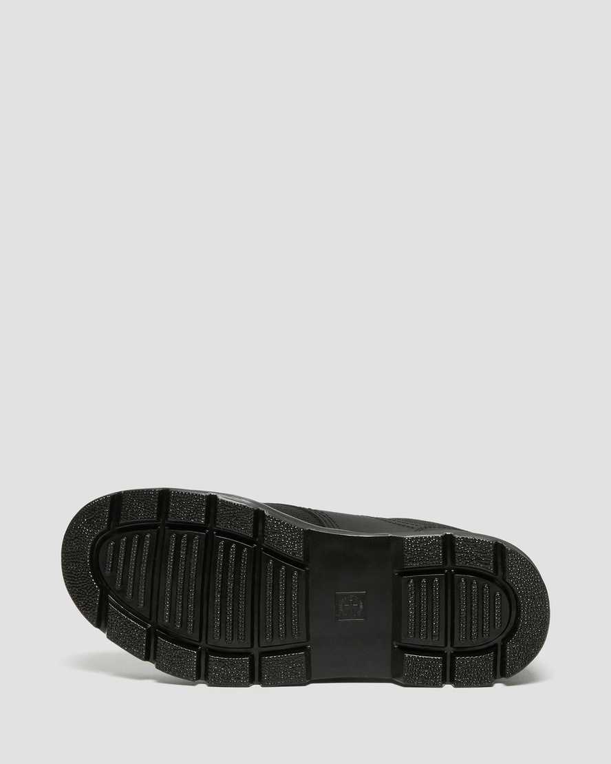 black dr martens reeder mono mens utility shoes