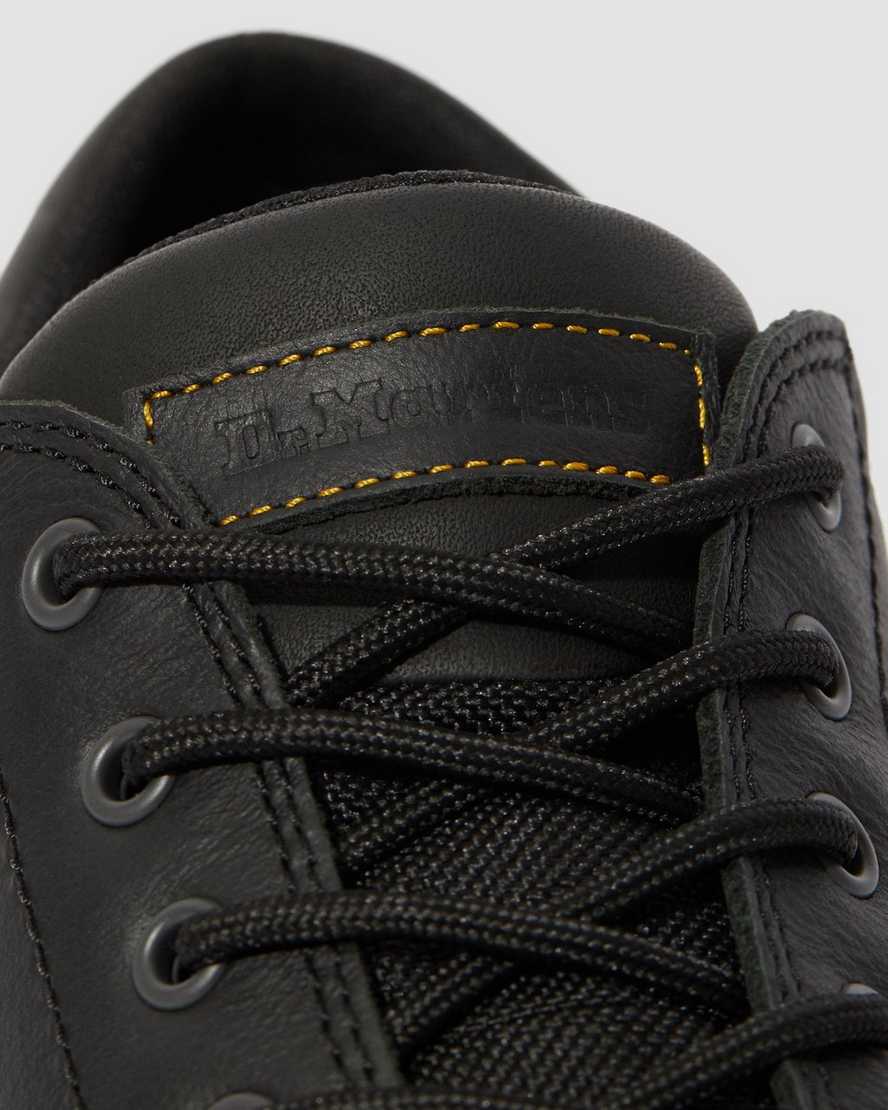 black dr martens maltby slip resistant mens work shoes