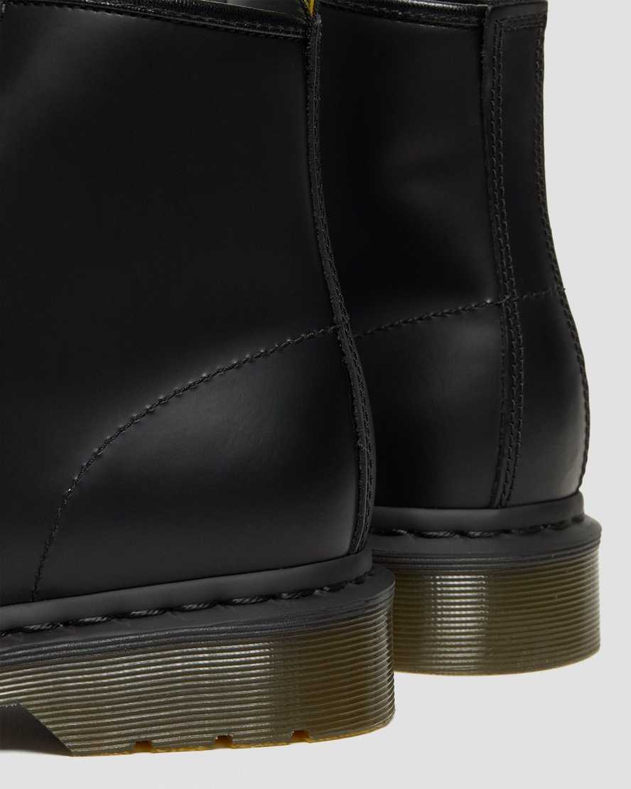 black dr martens 101 smooth womens ankle boots