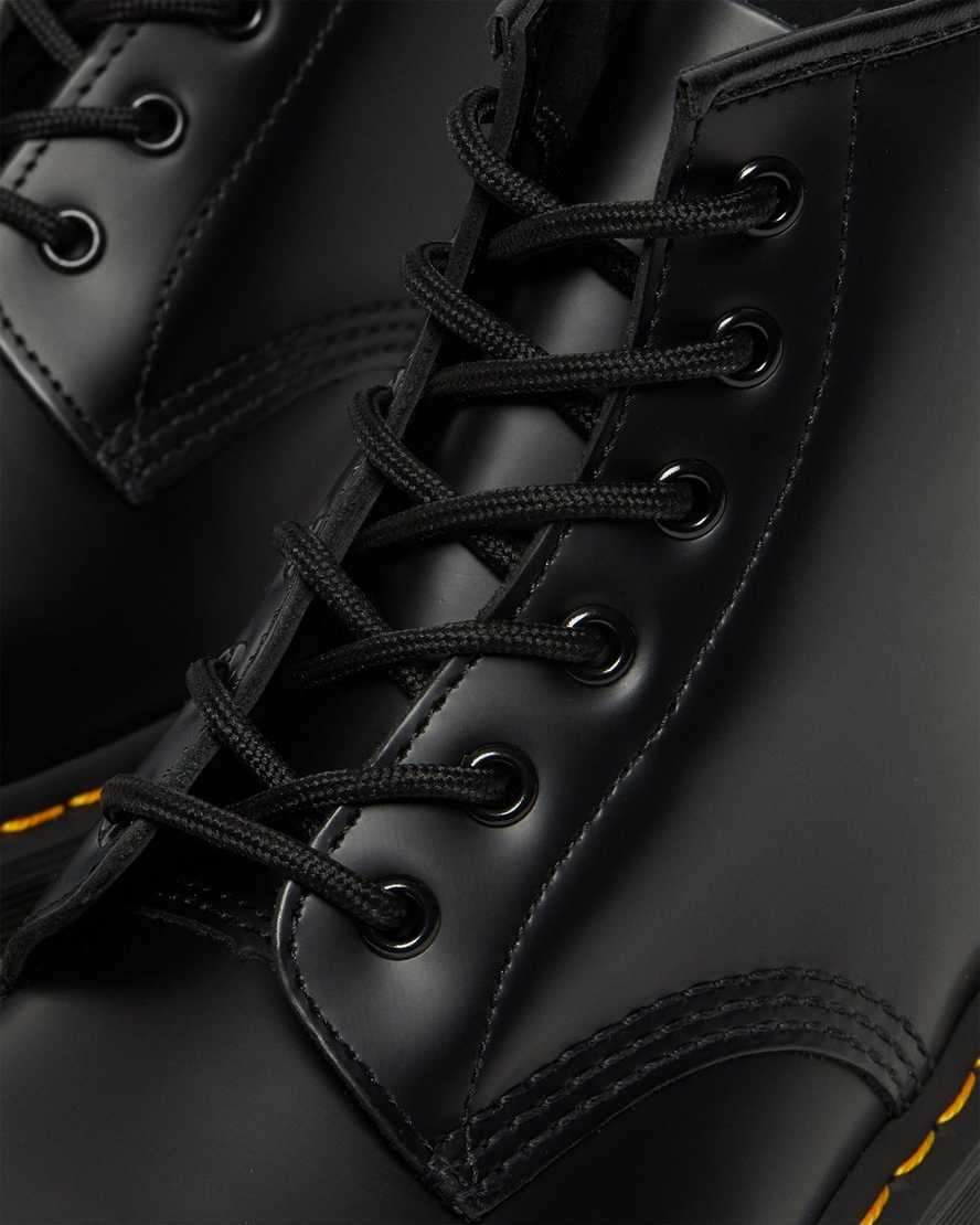 black dr martens 101 bex smooth womens ankle boots