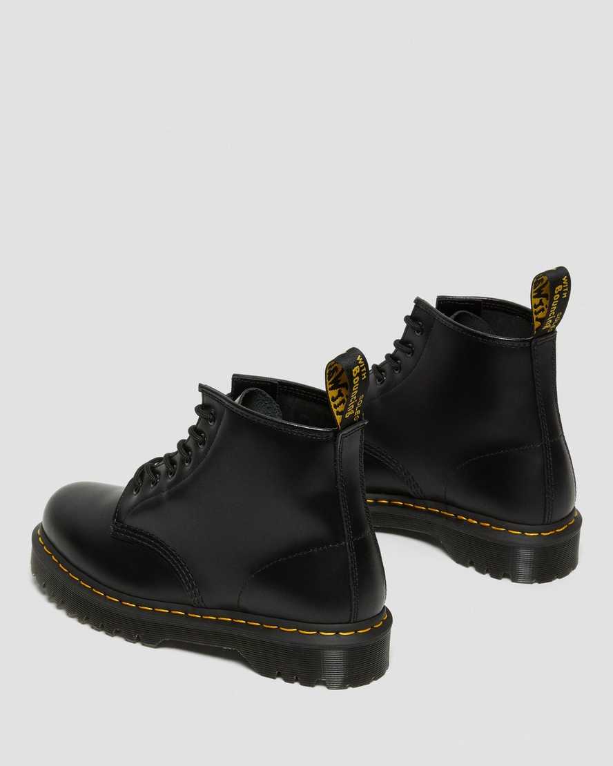 black dr martens 101 bex smooth womens ankle boots