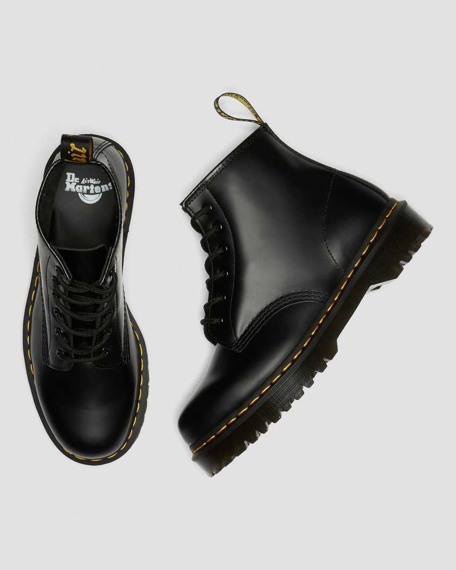 black dr martens 101 bex smooth womens ankle boots