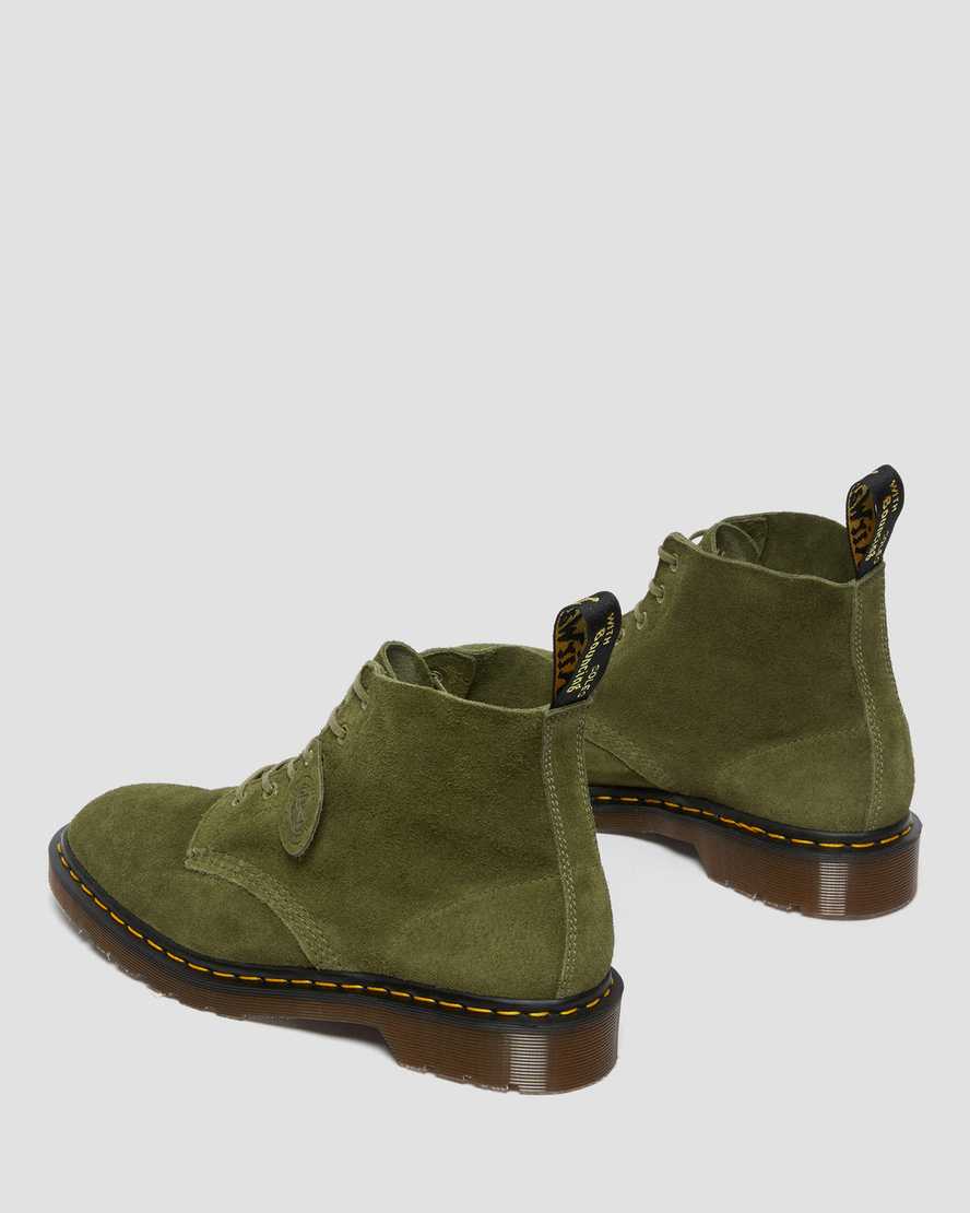 olive dr martens 101 womens ankle boots