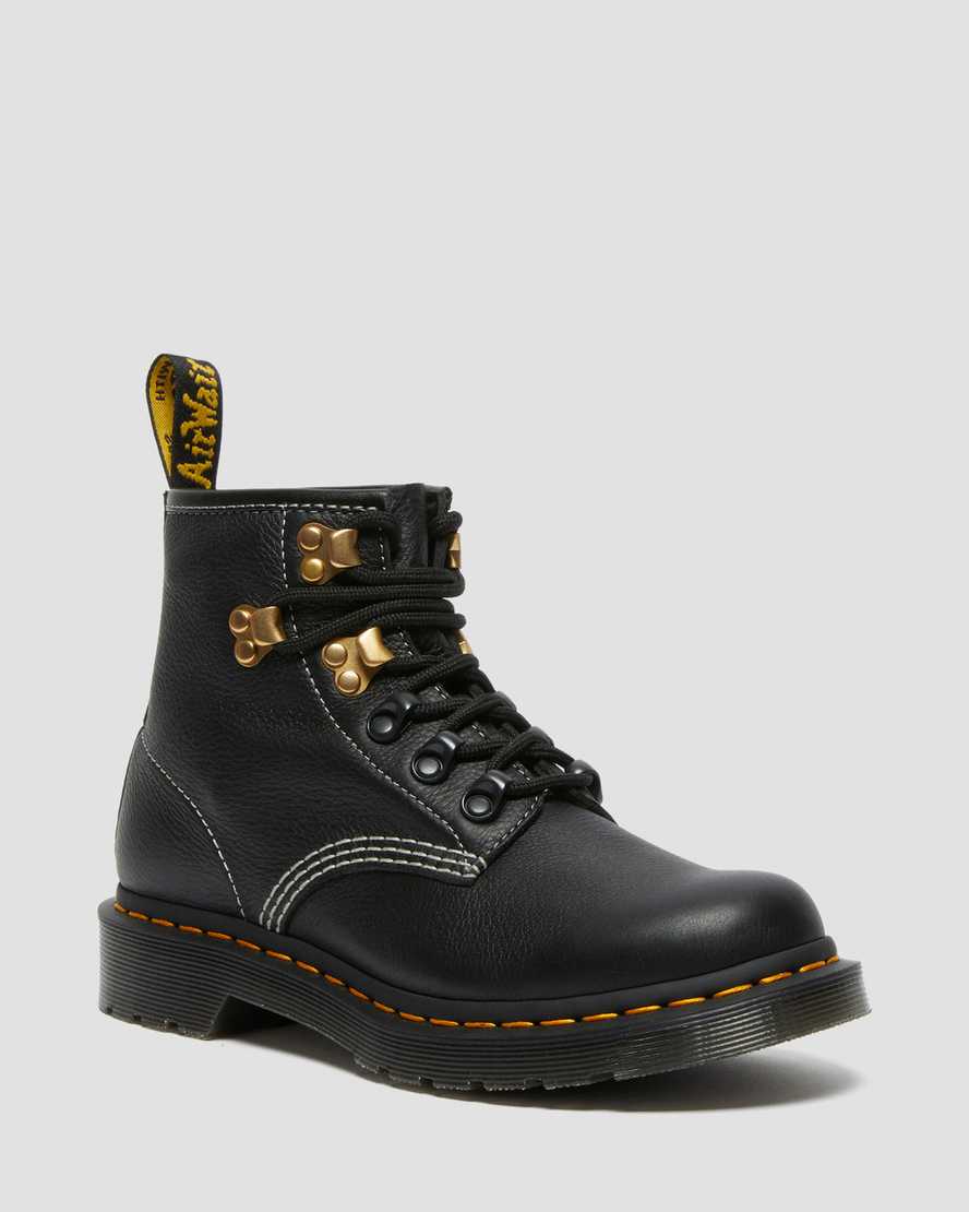 black dr martens 101 hardware virginia womens ankle boots