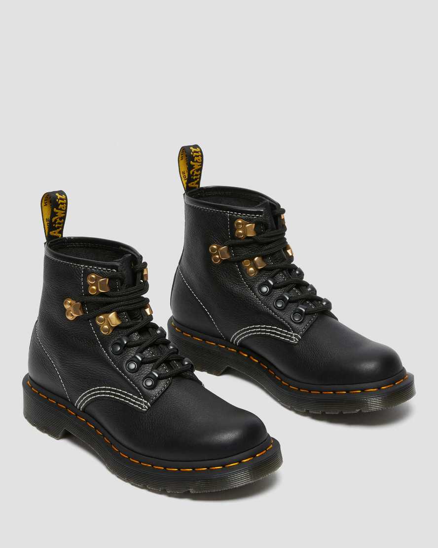 black dr martens 101 hardware virginia womens ankle boots
