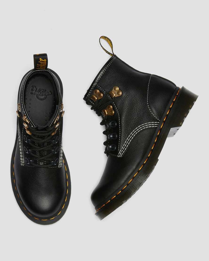 black dr martens 101 hardware virginia womens ankle boots