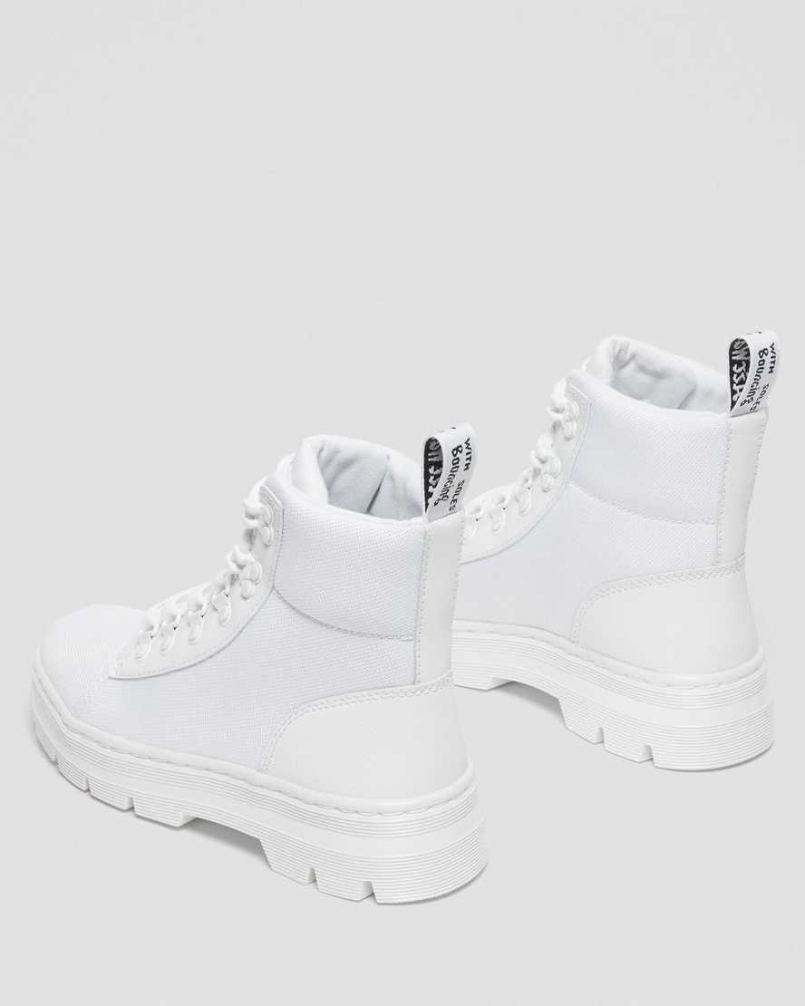 white dr martens combs poly womens casual boots