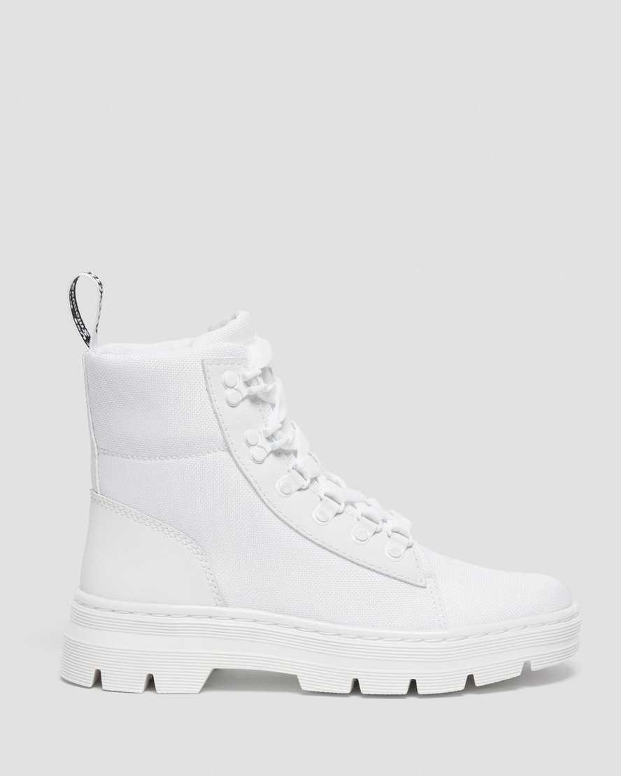 white dr martens combs poly womens casual boots