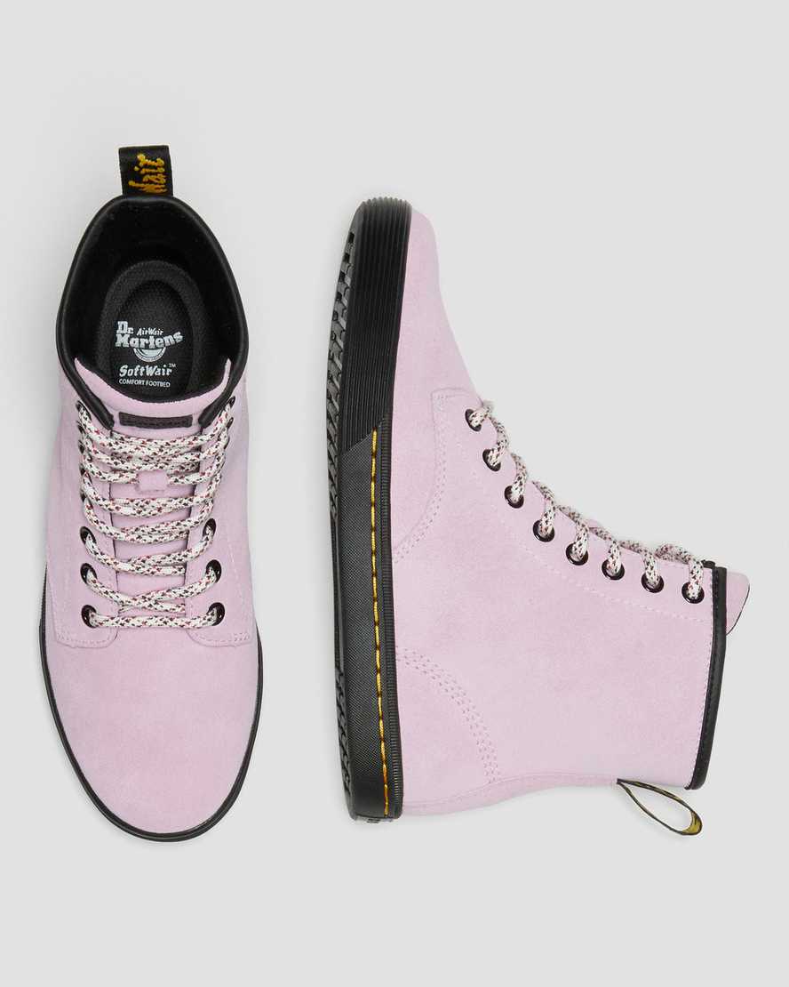 pink dr martens sheridan womens casual boots
