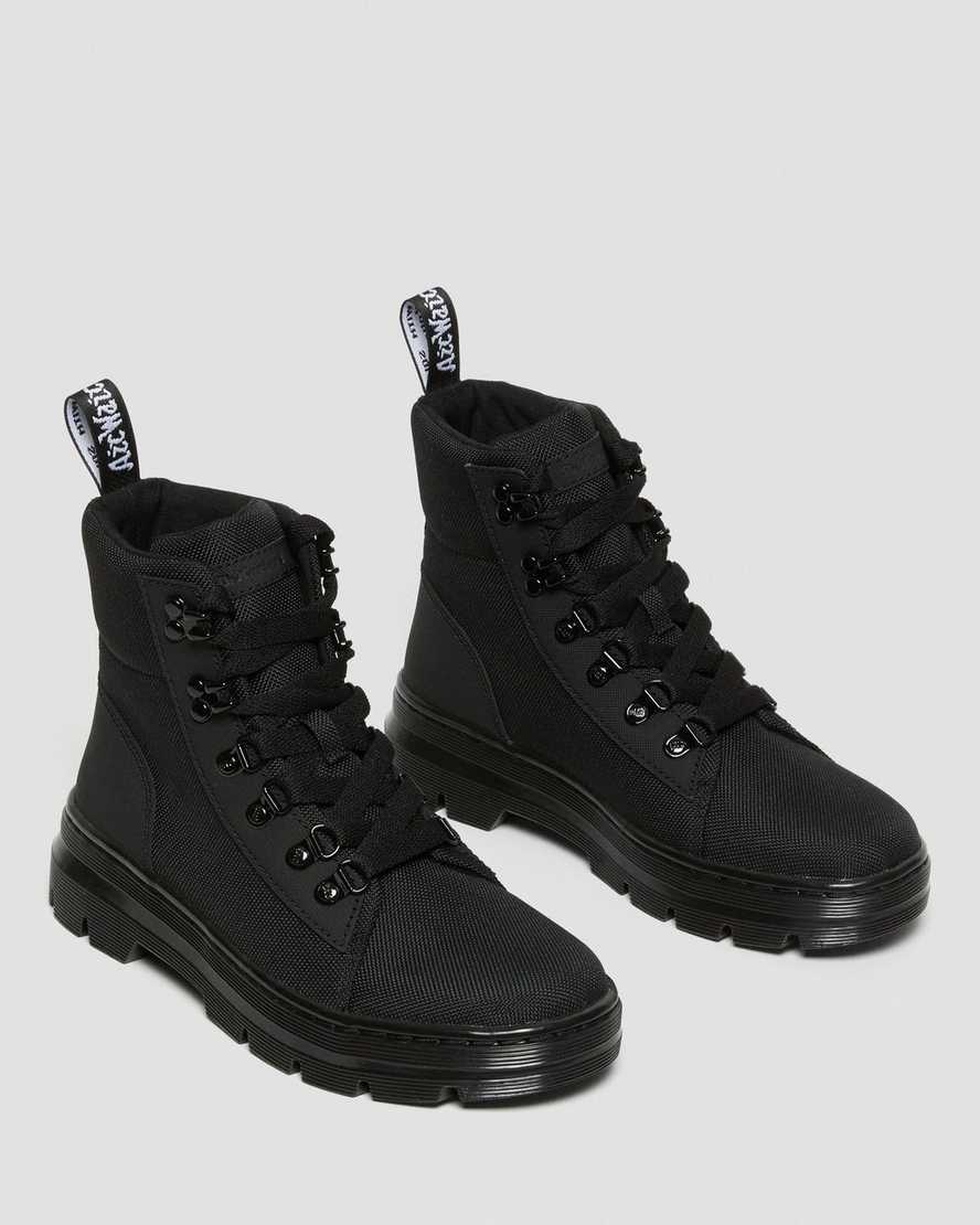 black dr martens combs poly womens casual boots