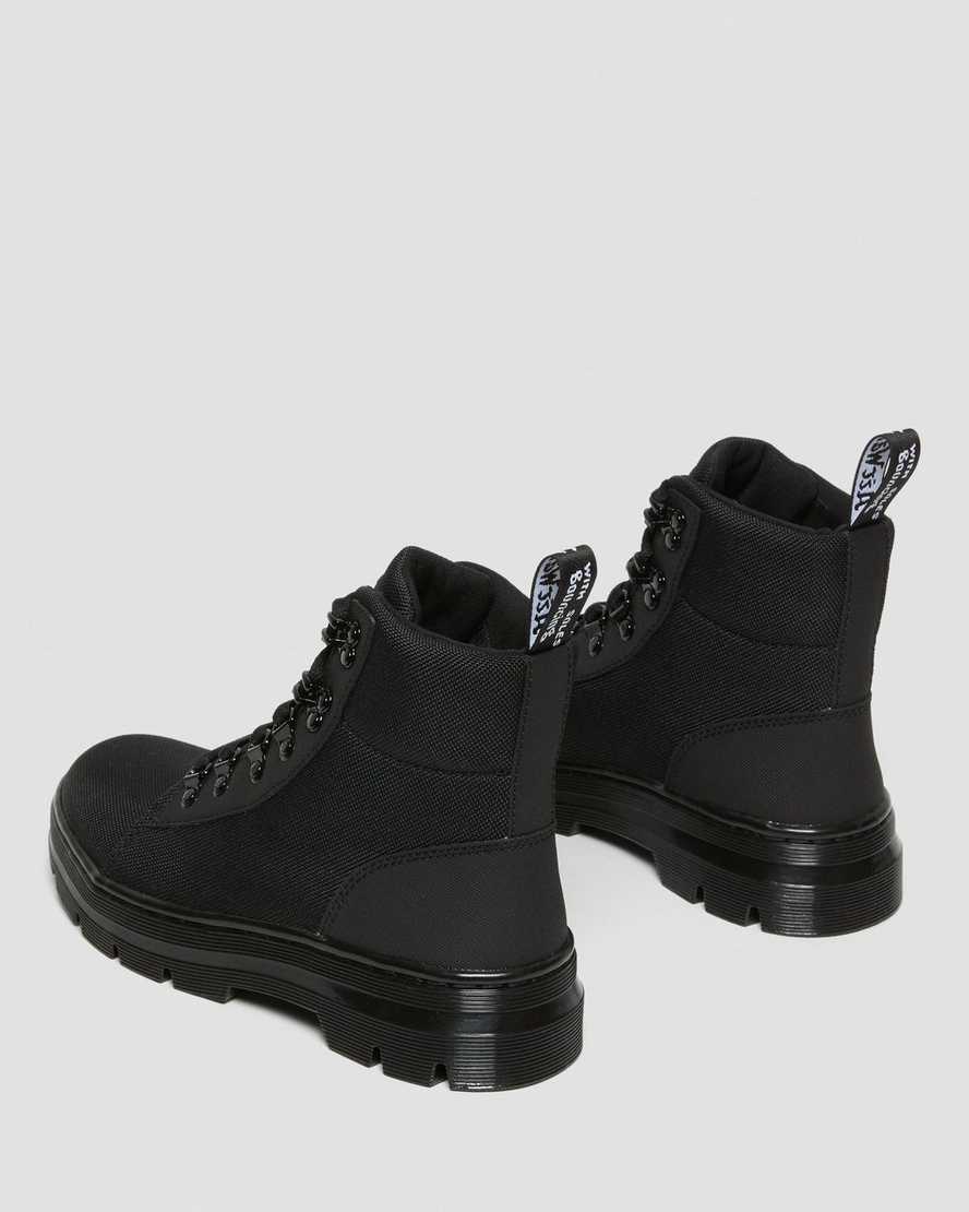 black dr martens combs poly womens casual boots