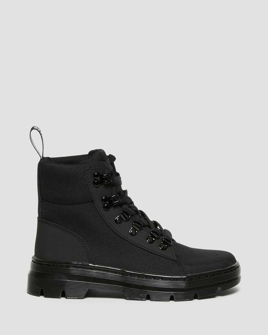 black dr martens combs poly womens casual boots
