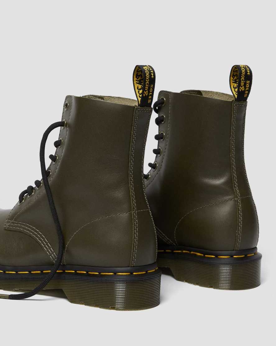 olive dr martens 1460 pascal wanama womens casual boots
