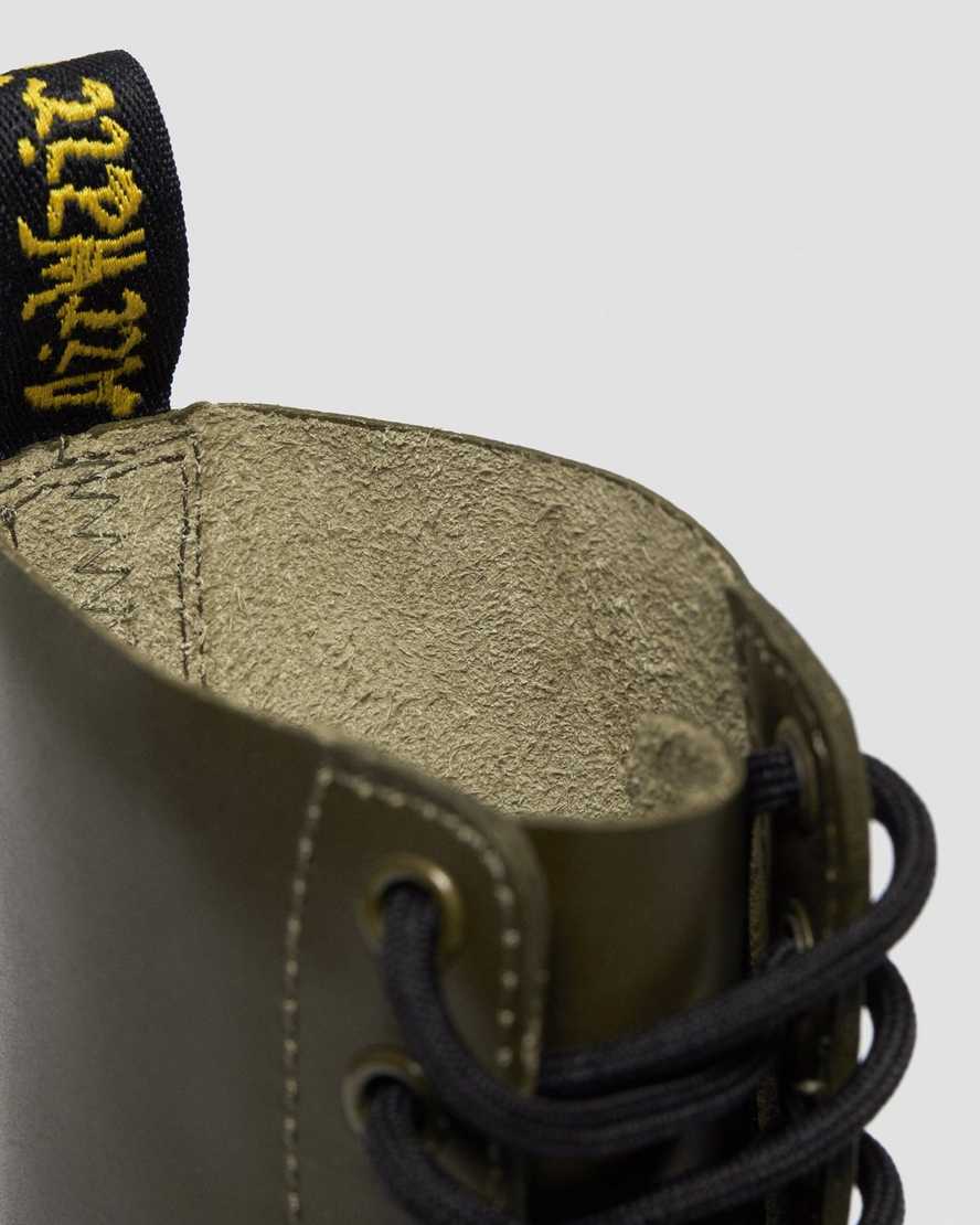 olive dr martens 1460 pascal wanama womens casual boots