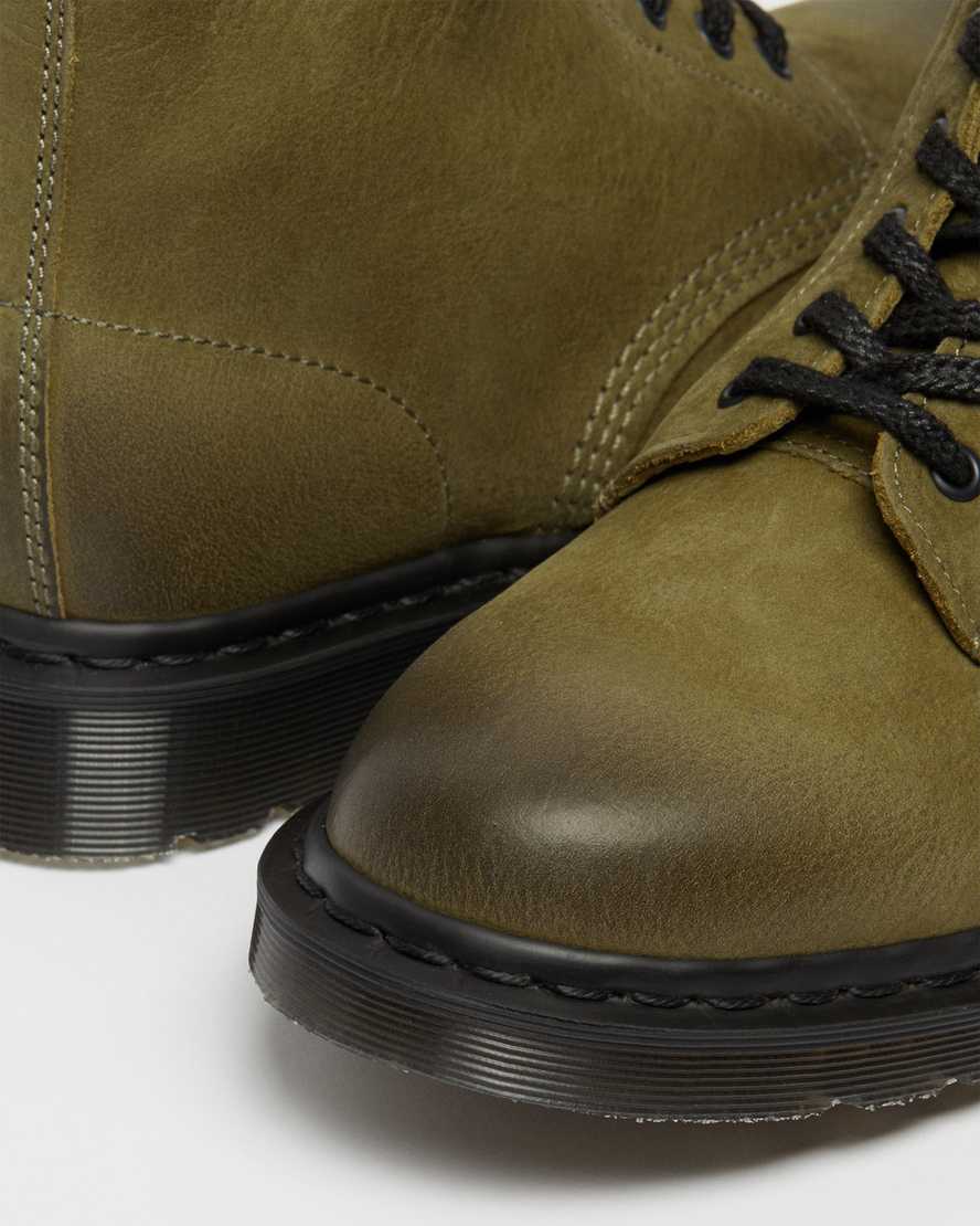 olive dr martens 1460 pascal made in england titan womens casual boots