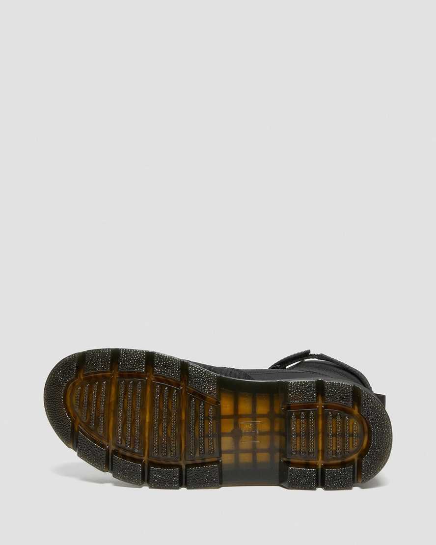black dr martens combs tech extra tough poly womens casual boots