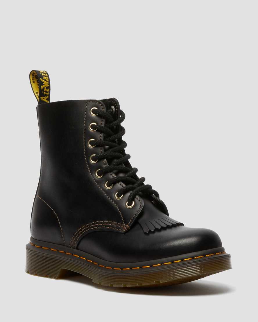 black dr martens 1460 pascal abruzzo womens casual boots