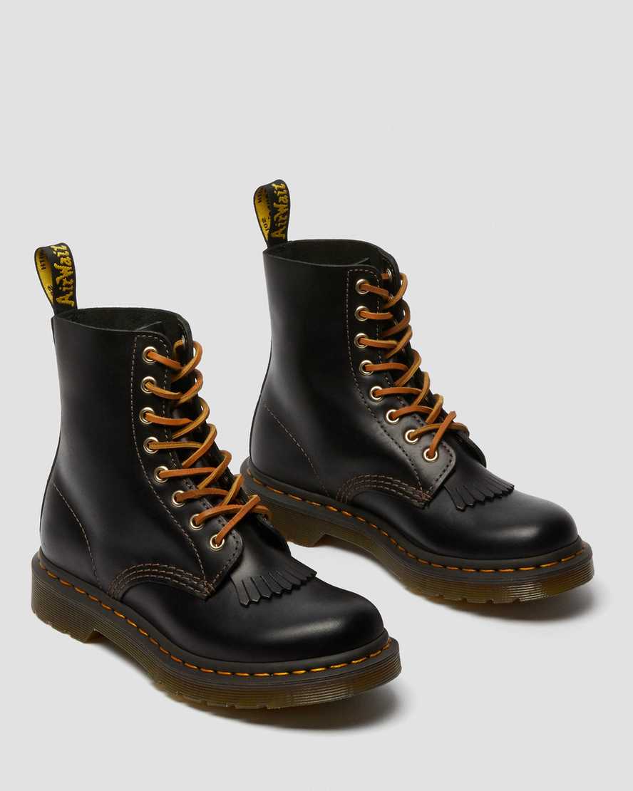 black dr martens 1460 pascal abruzzo womens casual boots
