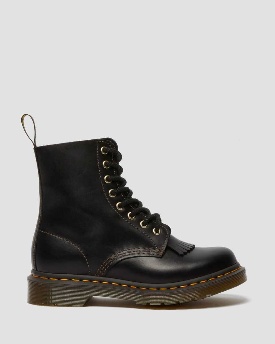 black dr martens 1460 pascal abruzzo womens casual boots