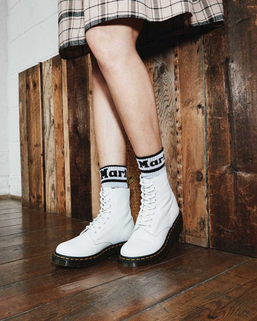 white dr martens 1460 pascal virginia womens casual boots