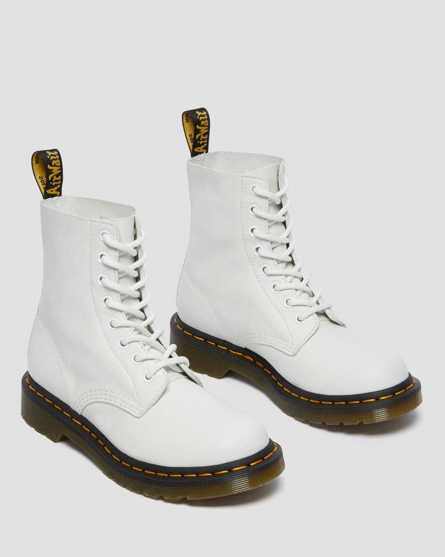 white dr martens 1460 pascal virginia womens casual boots