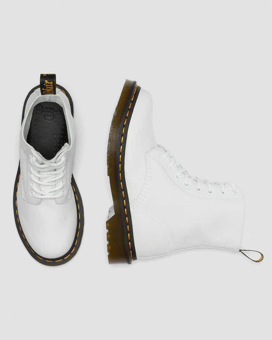 white dr martens 1460 pascal virginia womens casual boots