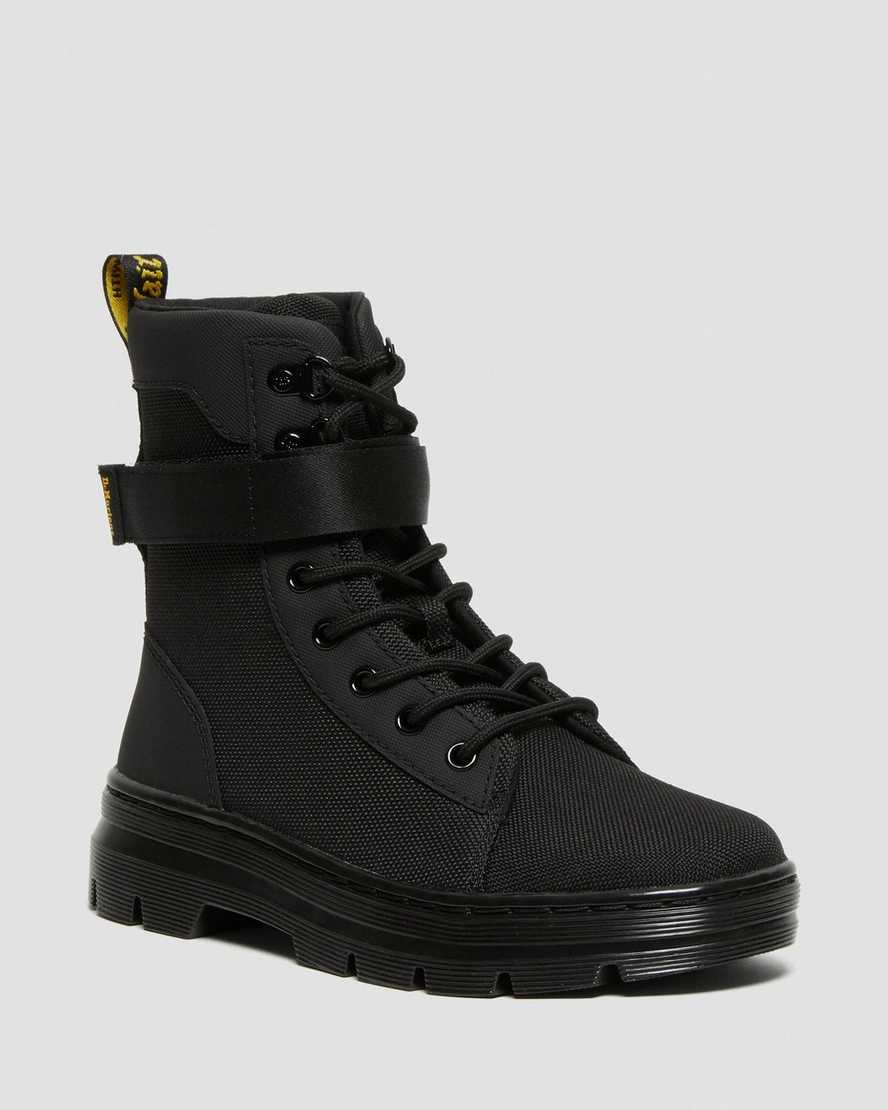 black dr martens combs tech extra tough womens casual boots
