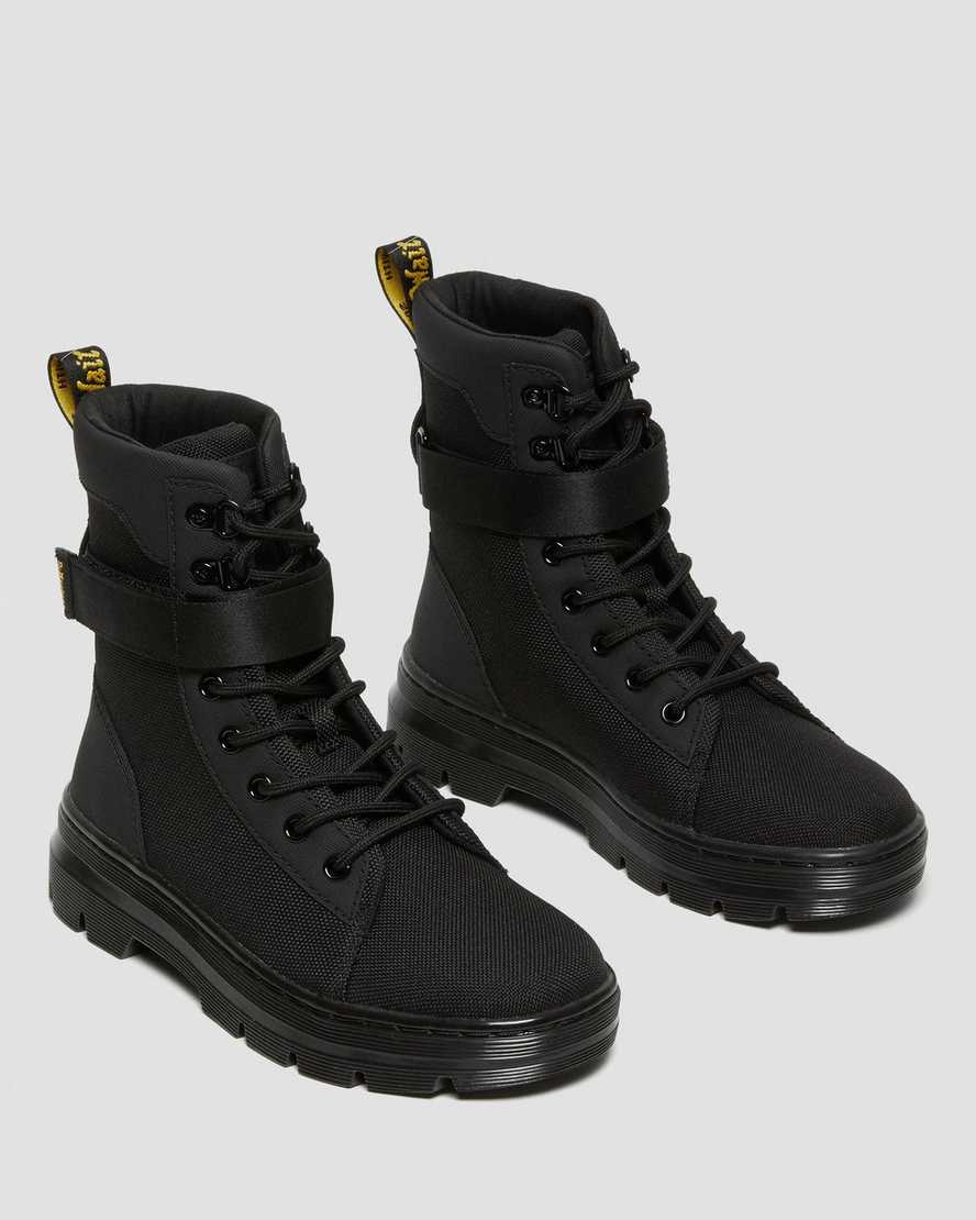 black dr martens combs tech extra tough womens casual boots