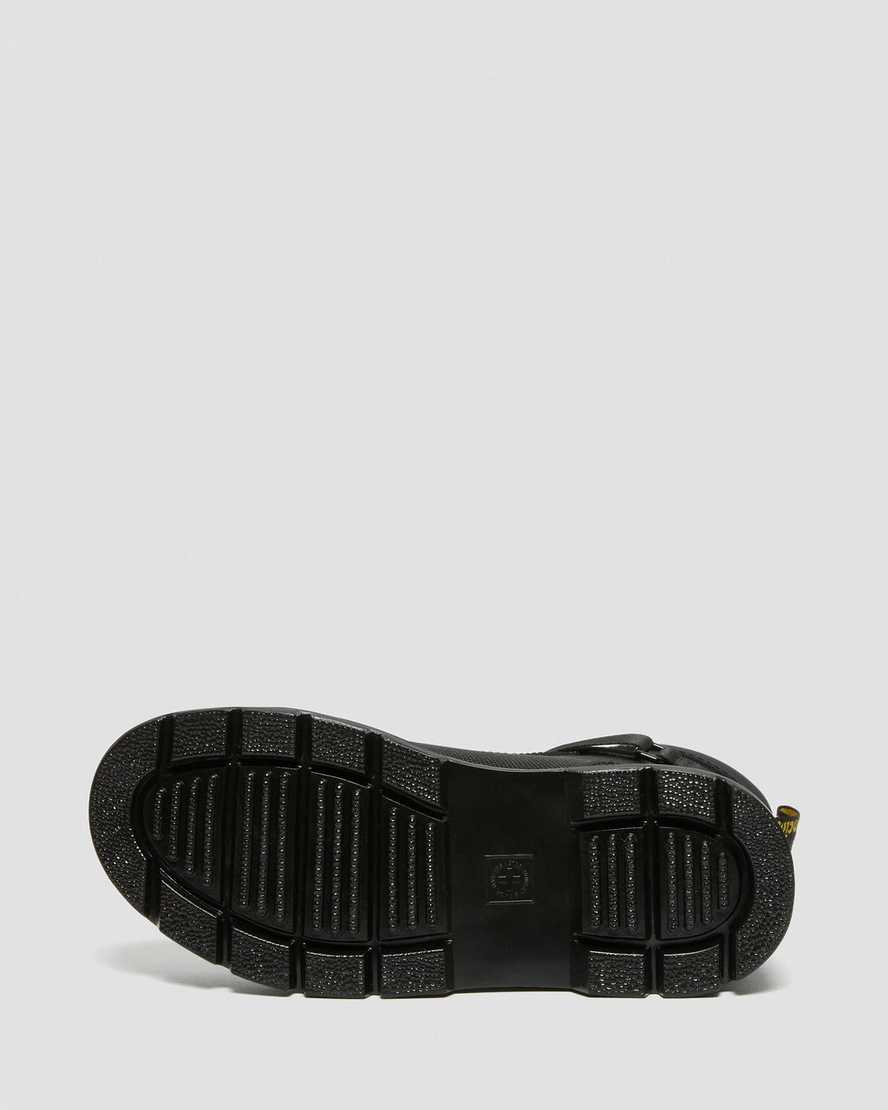 black dr martens combs tech extra tough womens casual boots