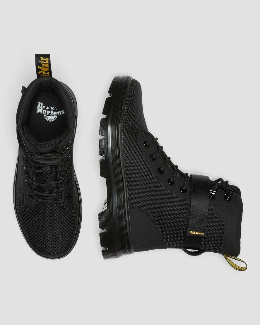 black dr martens combs tech extra tough womens casual boots