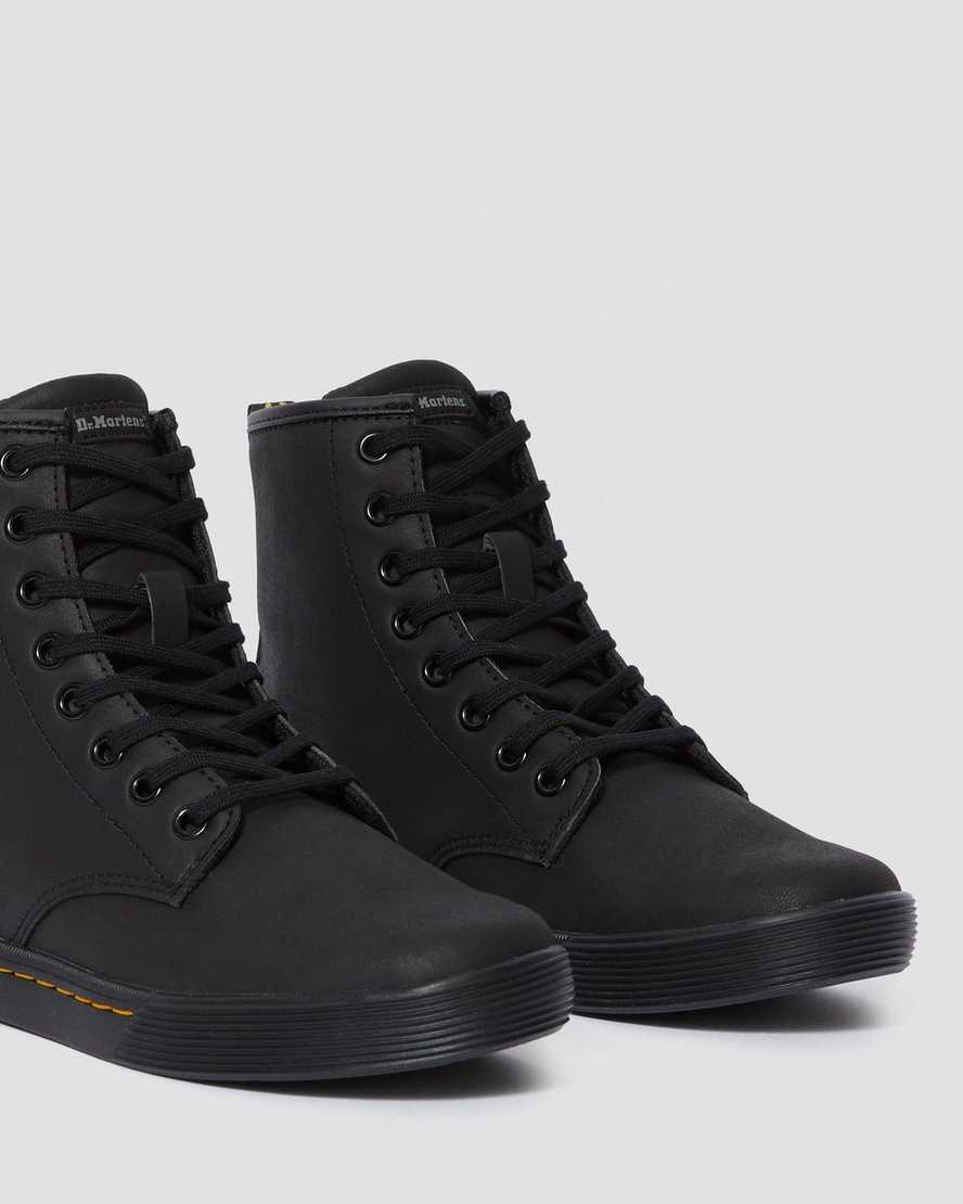 black dr martens sheridan matte womens casual boots