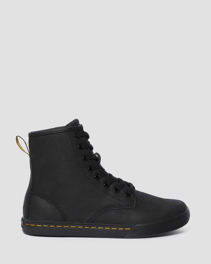 black dr martens sheridan matte womens casual boots