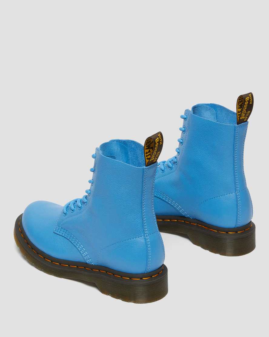 blue dr martens 1460 pascal virginia womens casual boots