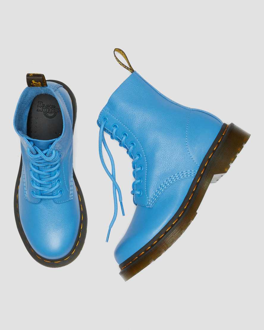 blue dr martens 1460 pascal virginia womens casual boots