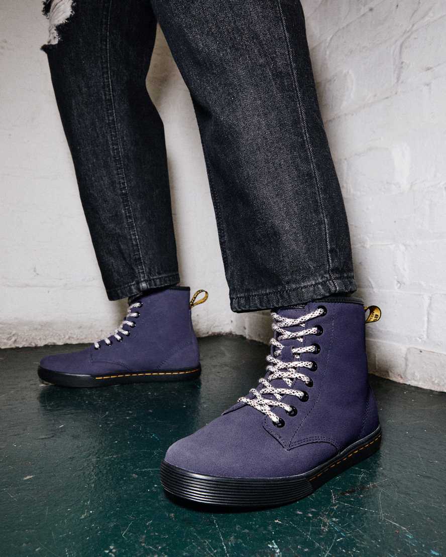blue dr martens sheridan womens casual boots