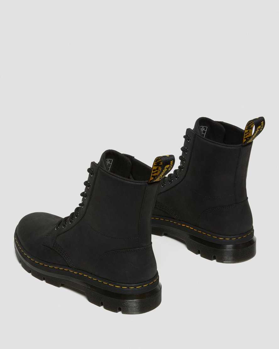 black dr martens combs womens casual boots