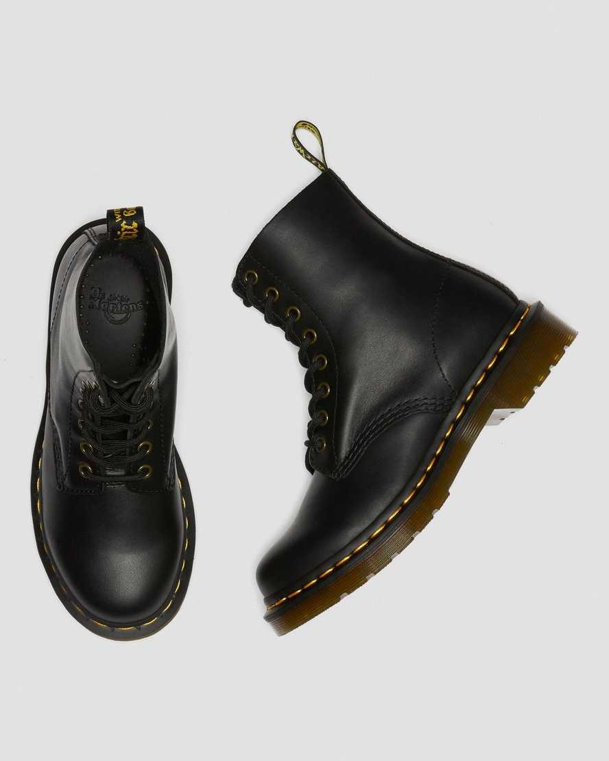 black dr martens 1460 pascal wanama womens casual boots