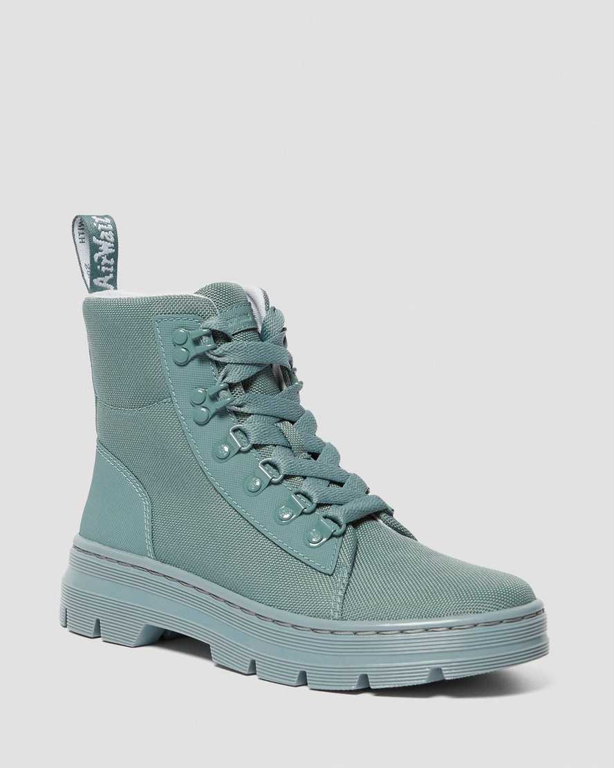 turquoise dr martens combs poly womens casual boots