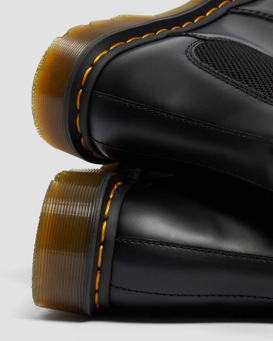 black dr martens 2976 smooth womens chelsea boots