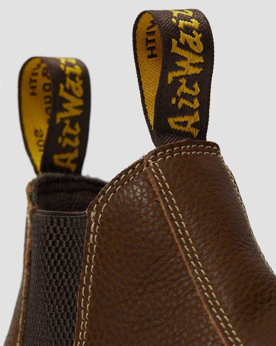 brown dr martens hardie work womens chelsea boots