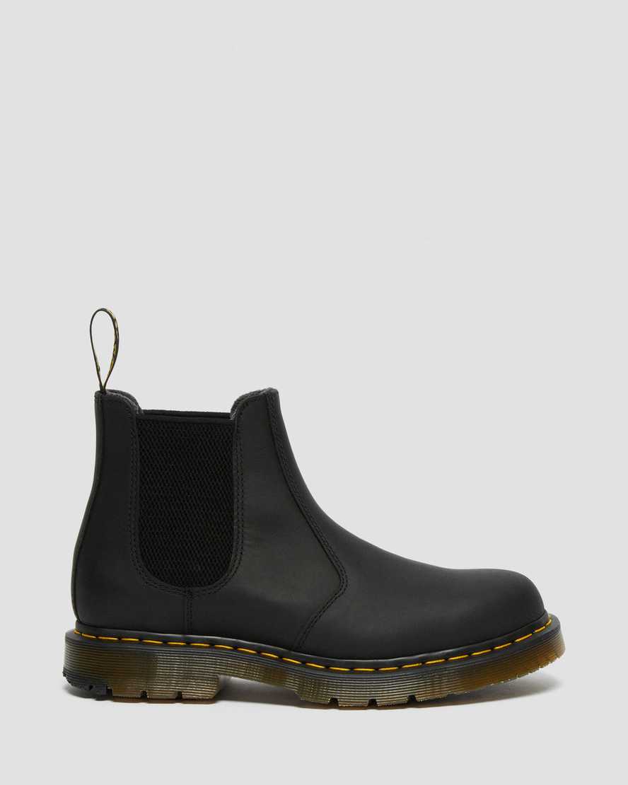 black dr martens 2976 dms wintergrip womens chelsea boots