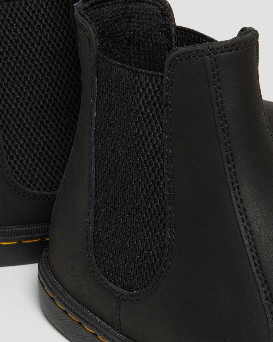 black dr martens makela casual womens chelsea boots
