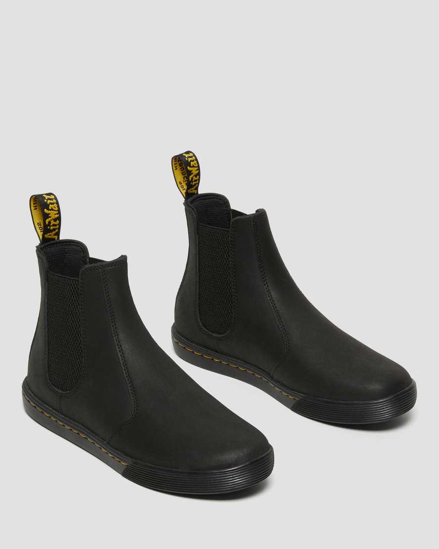 black dr martens makela casual womens chelsea boots