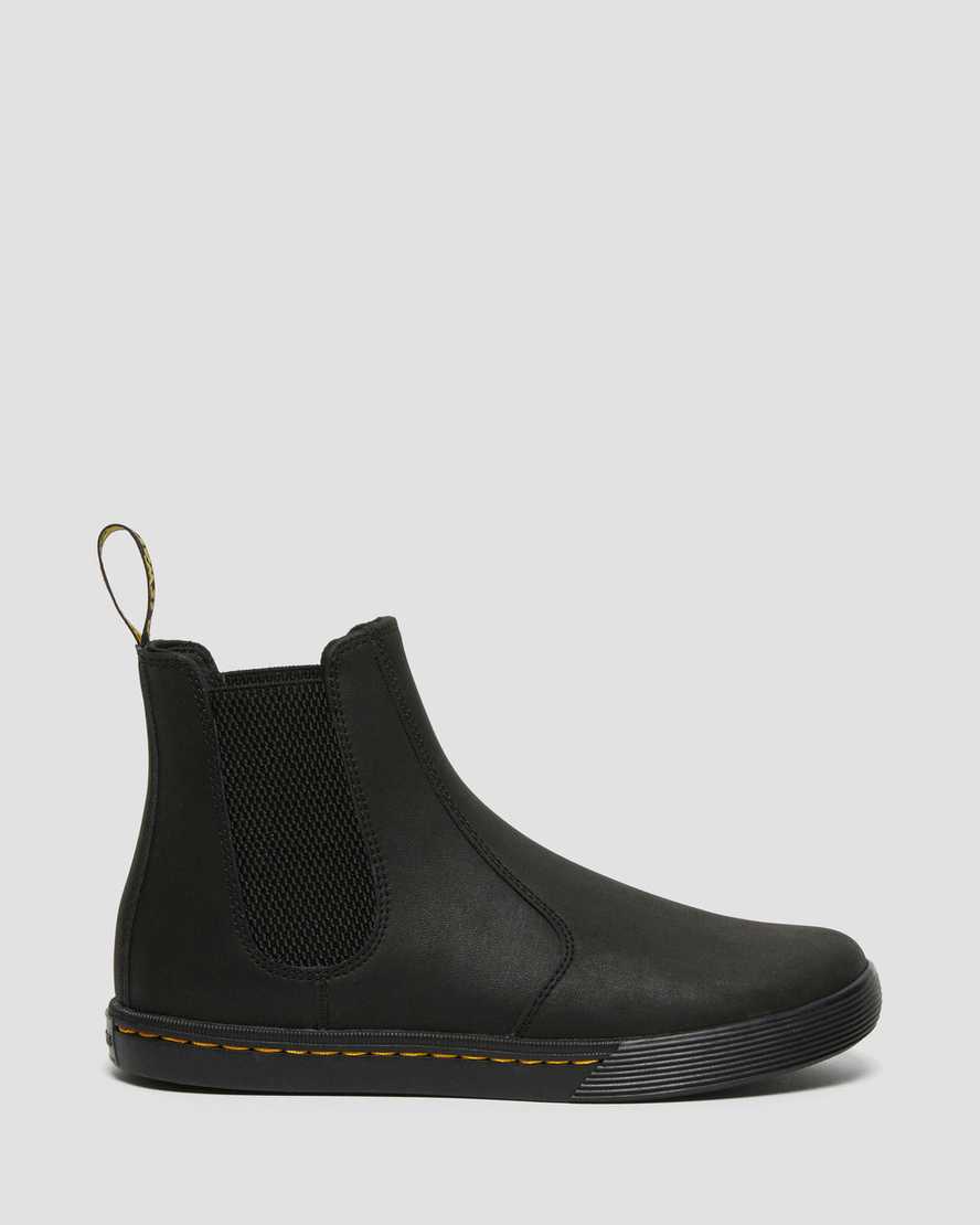 black dr martens makela casual womens chelsea boots