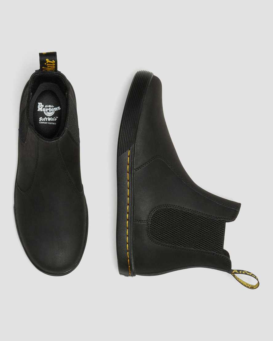 black dr martens makela casual womens chelsea boots