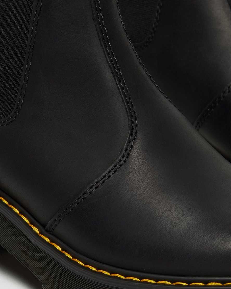 black dr martens rometty platform womens chelsea boots