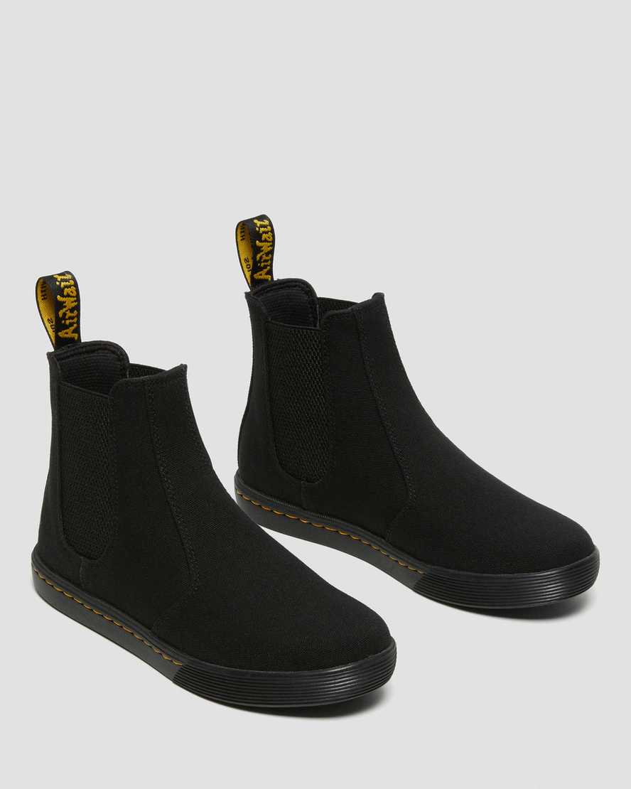 black dr martens makela casual womens chelsea boots