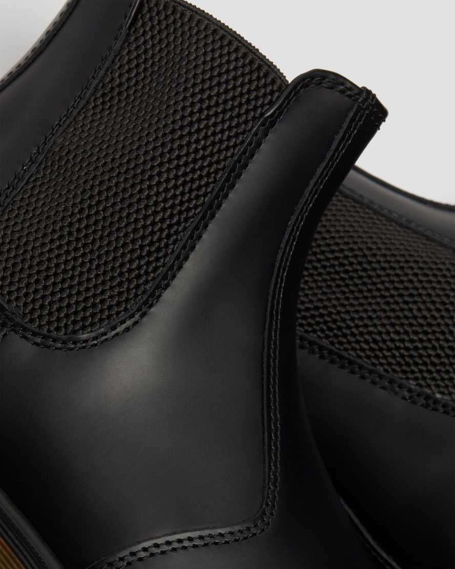 black dr martens 2976 smooth womens chelsea boots