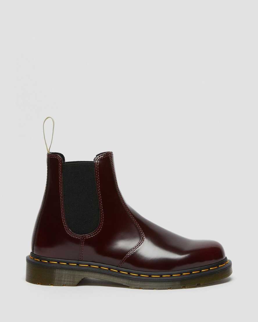 red dr martens 2976 womens chelsea boots