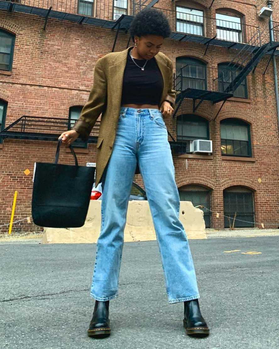 black dr martens 2976 yellow stitch smooth womens chelsea boots